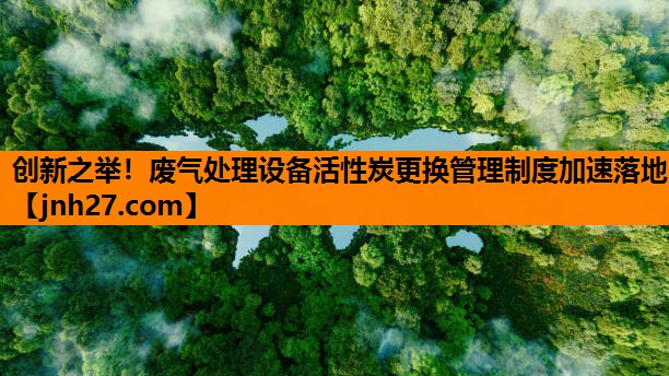 创新之举！废气处理设备活性炭更换管理制度加速落地